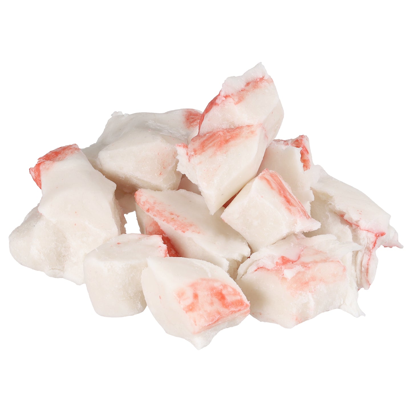 Surimi Imitation Crabmeat Chunk & Flake Salad Style Frozen 2.5 Pound Each - 4 Per Case.