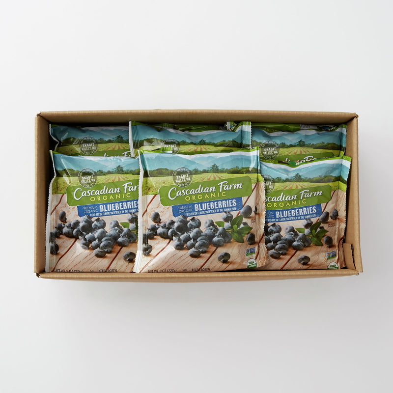 Cascadian Farm™ Organic Frozen Fruit Blueberries 8 Ounce Size - 12 Per Case.