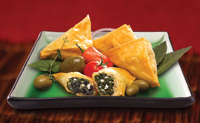 Spanakopita Spinach & Cheese Triangle 48 Piece - 96 Per Case.