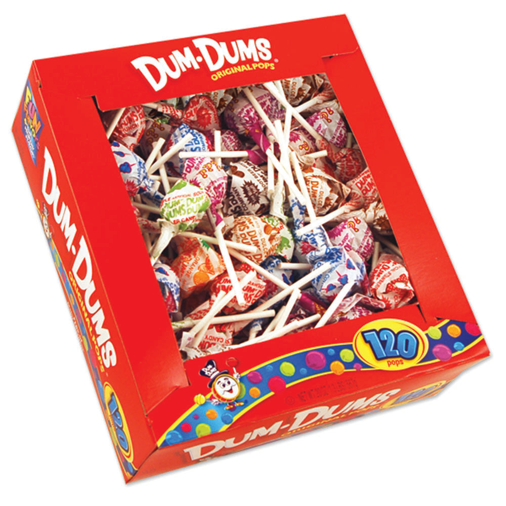 Dum Dum Assorterd120 Count Packs - 18 Per Case.