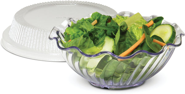 Dinex Clear Tulip Bowl Lid Clear 5.95 In - 1000 Per Case.