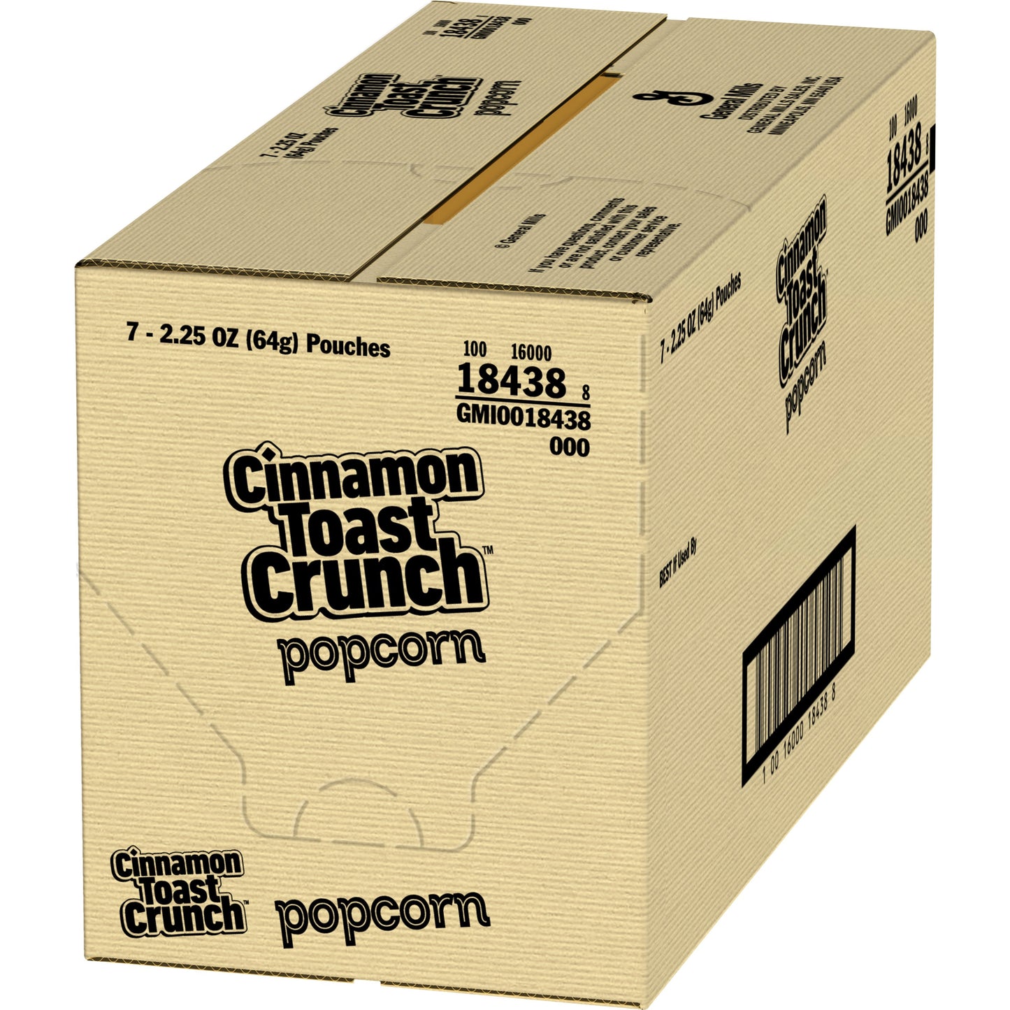 Cinnamon Toast Crunch™ Popcorn 2.25 Ounce Size - 7 Per Case.