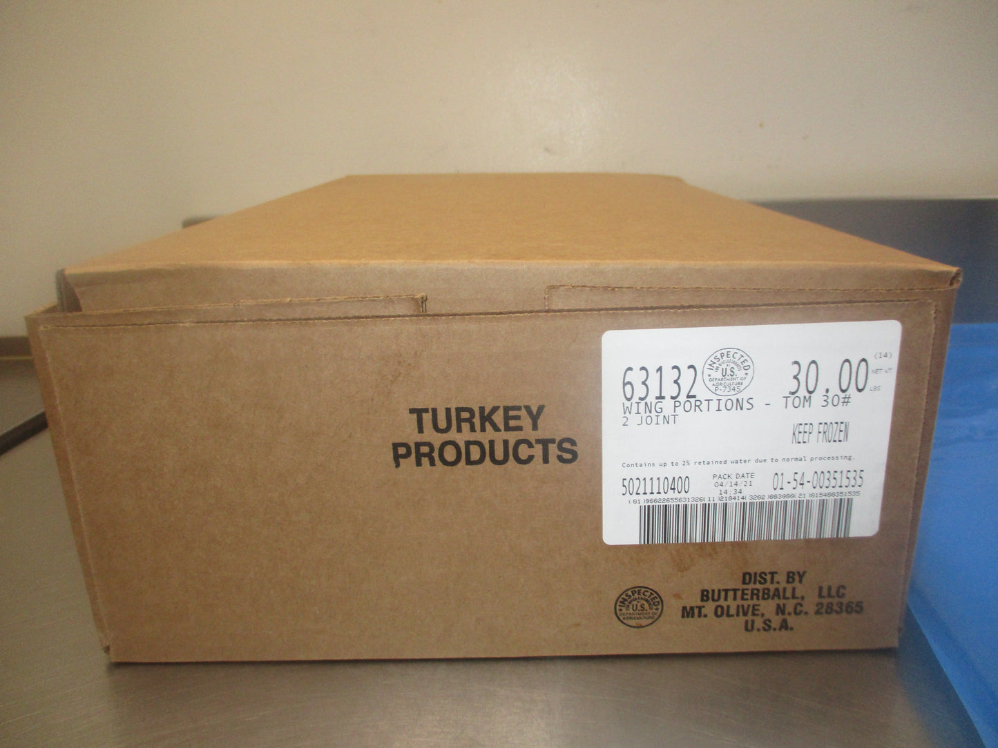 Turkey Breast Tenderloin Skinless Raw Bulk Random Frozen 10 Pound Each - 1 Per Case.