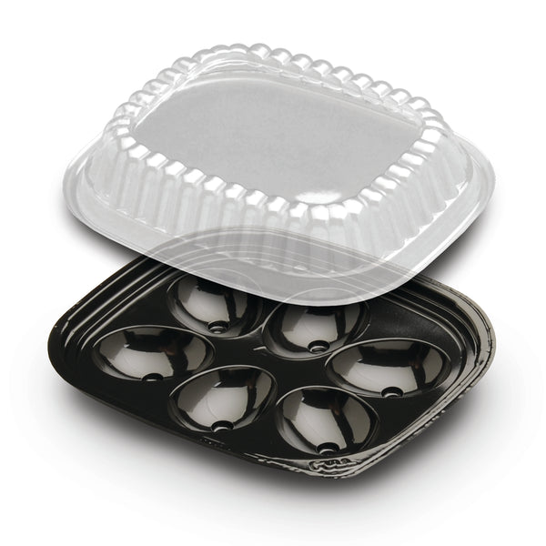 Egg Blk Pet Tray Wdm 416 Each - 1 Per Case.