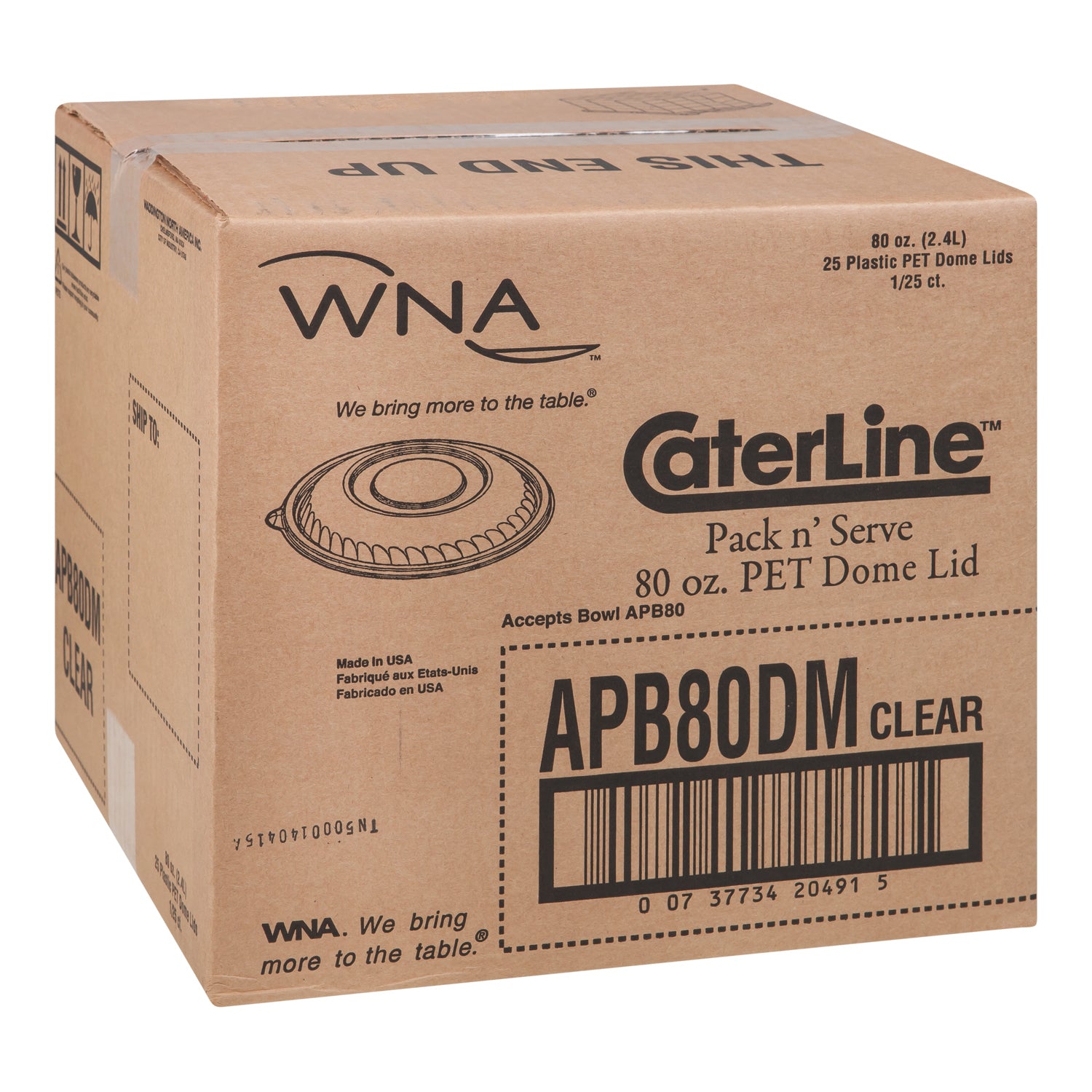 Pet Caterline Dome Lid25 Each - 1 Per Case.