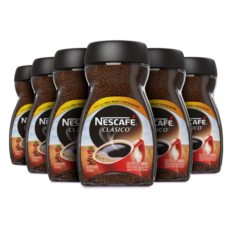 Nescafe Clasico 7 Ounce Size - 6 Per Case.