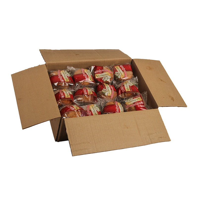 Muffin Apple Cinnamon Naturally Flavored Individually Wrapped 4 Ounce Size - 24 Per Case.