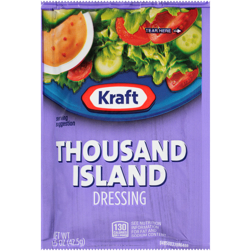 Kraft Thousand Island Dressing 60 Casepack 1.5 Ounce Packets