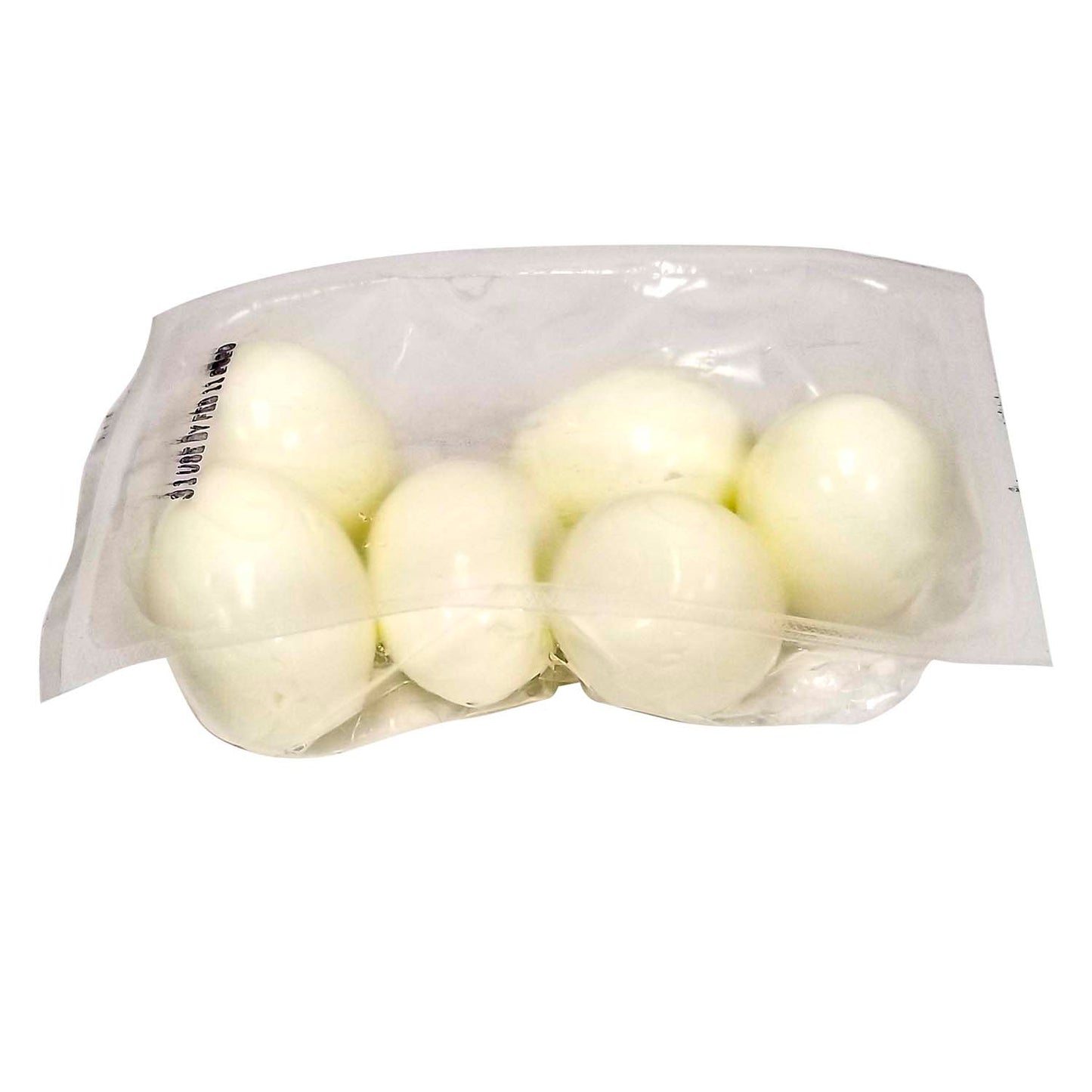 Cage Free Hard Cooked Chef Grade Whole Eggs Refrigerated Pillow Pack 6 Each - 72 Per Case.