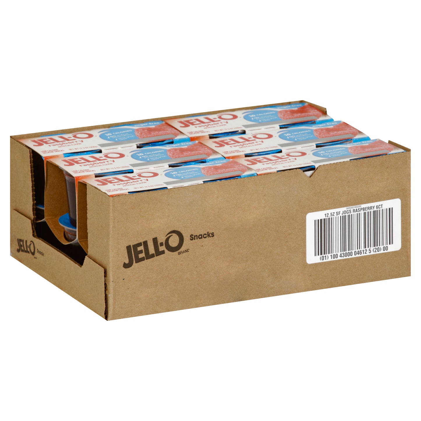 Jell-O Sugar Free Ready To Eat Raspberry Dessert, 12.5 Ounce Size - 6 Per Case.