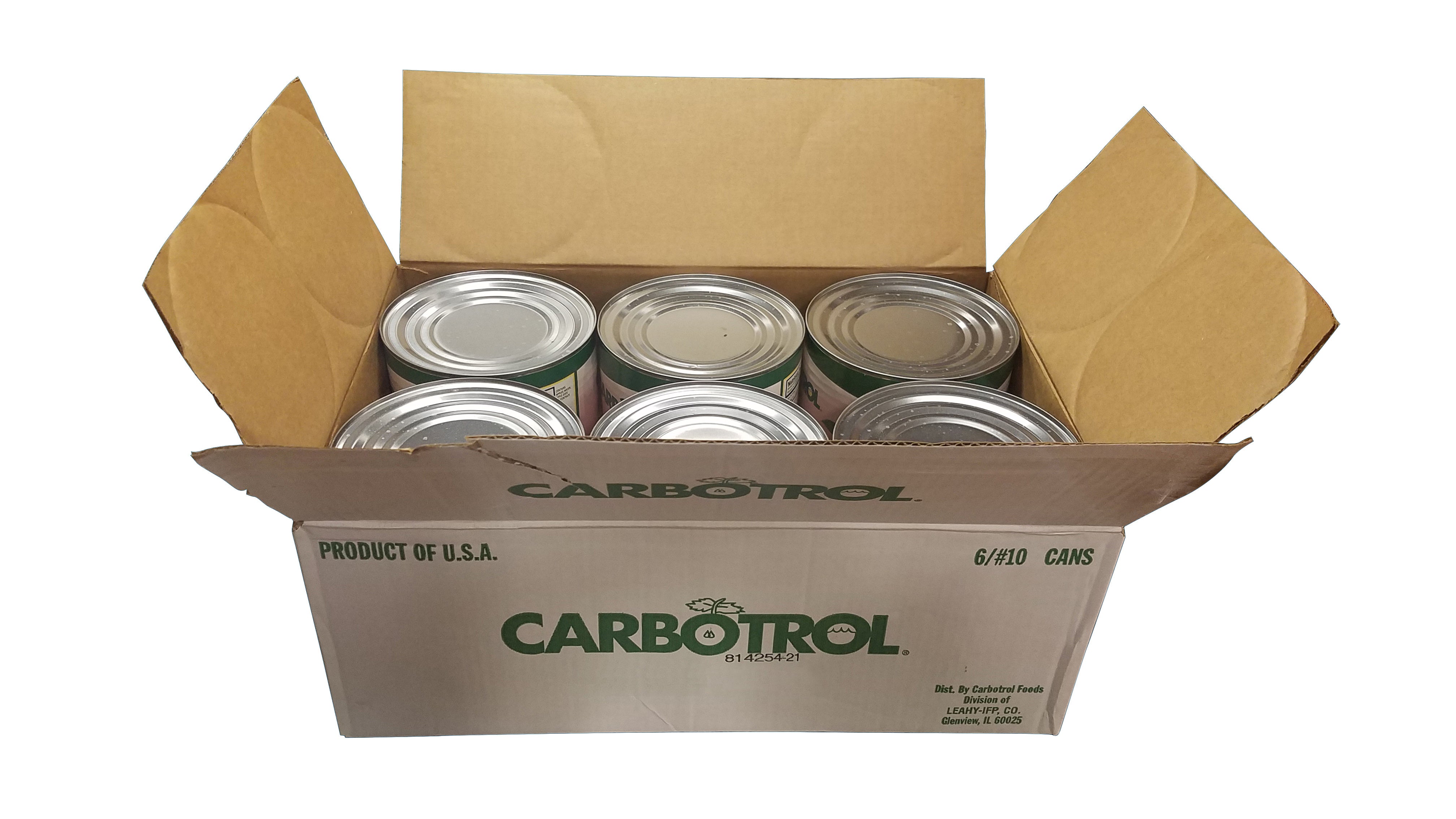 Carbotrol Fruit Apricot Half Ounce Unpeeled 105 Ounce Size - 6 Per Case.