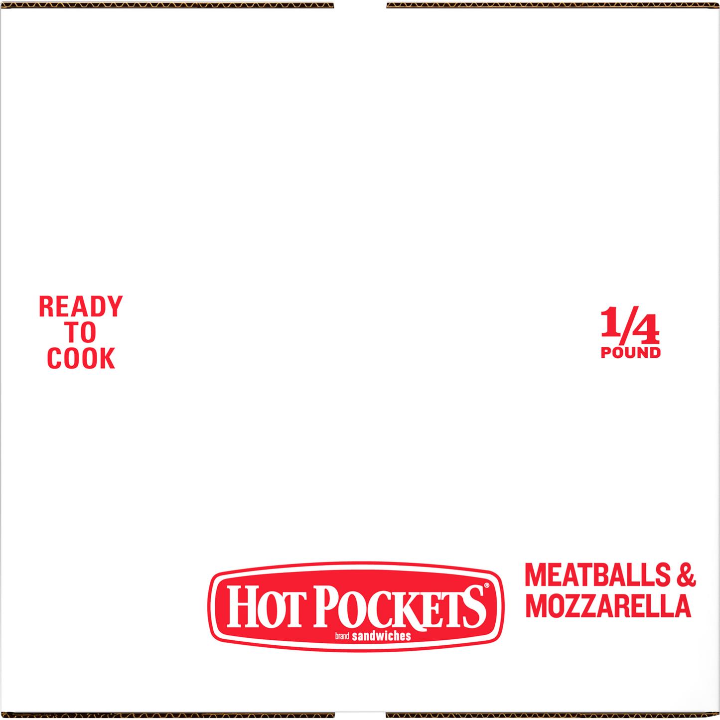 Hot Pockets Meatball And Mozzarella Sandwiches 4 Ounce Size - 30 Per Case.