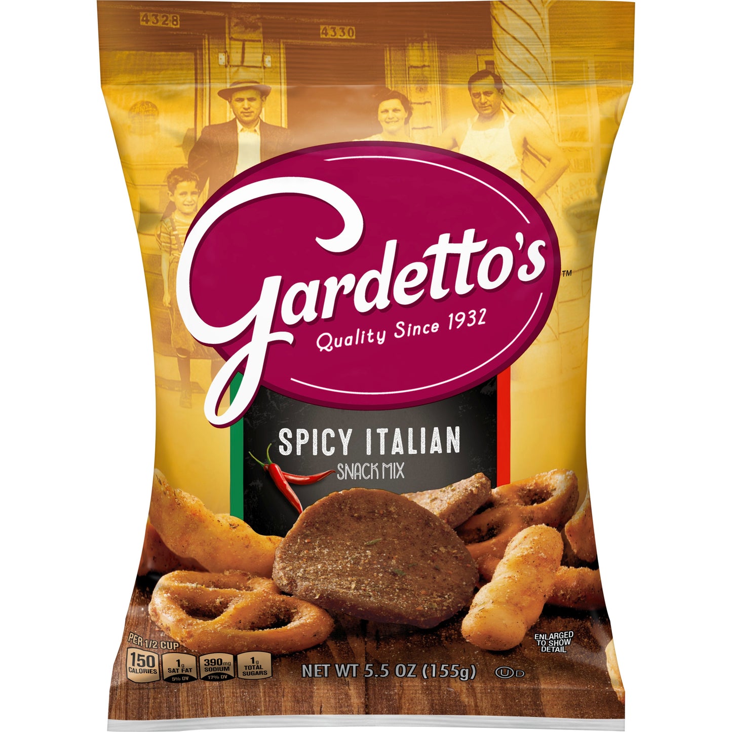 Gardetto's™ Snack Mix Spicy Italian 5.5 Ounce Size - 7 Per Case.