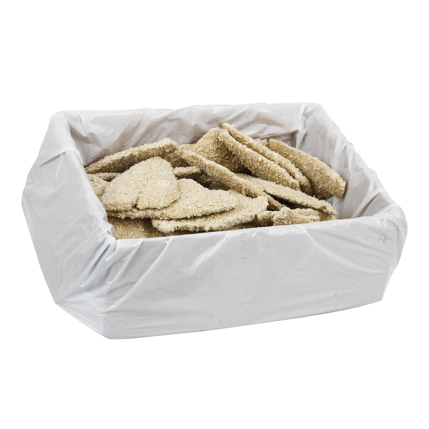 Flounder Fillet Breaded Country Fry Boneless Skinless Raw IQF 10 Pound Each - 1 Per Case.