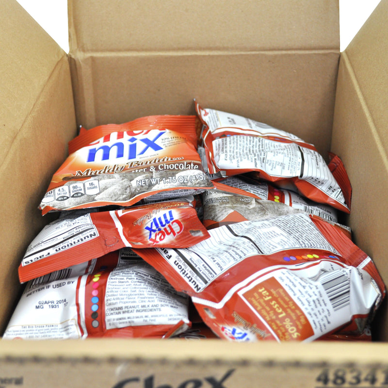 Chex Mix™ Muddy Buddies™ Snack Mix Single Serve Peanut Butter & Chocolate 1.75 Ounce Size - 60 Per Case.