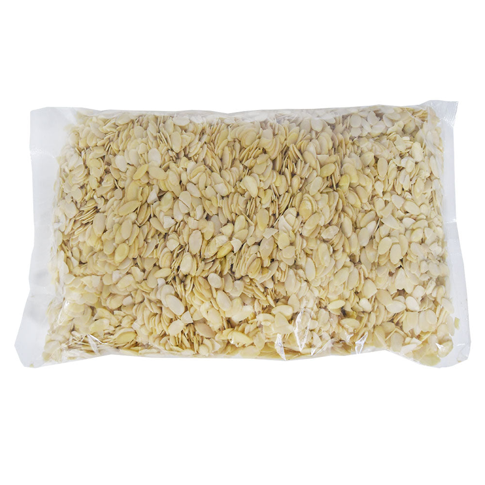 Baker's Select Almonds Blanch Sliced 5 Pound Each - 1 Per Case.
