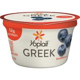 Yoplait® Greek Yogurt Single Serve Cup Blueberry 5.3 Ounce Size - 12 Per Case.