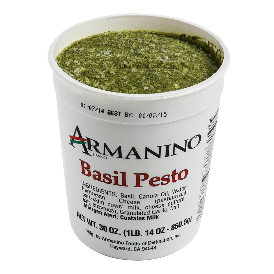 Sauce Pesto Basil Frozen 30 Ounce Size - 6 Per Case.