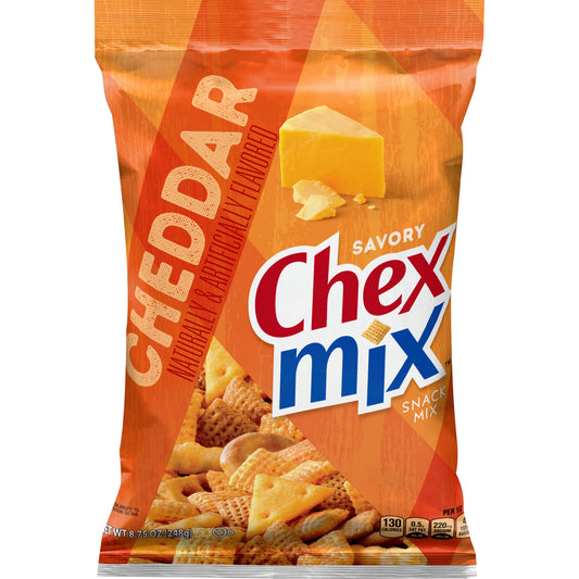 Chex Mix™ Snack Mix Cheddar 8.75 Ounce Size - 5 Per Case.