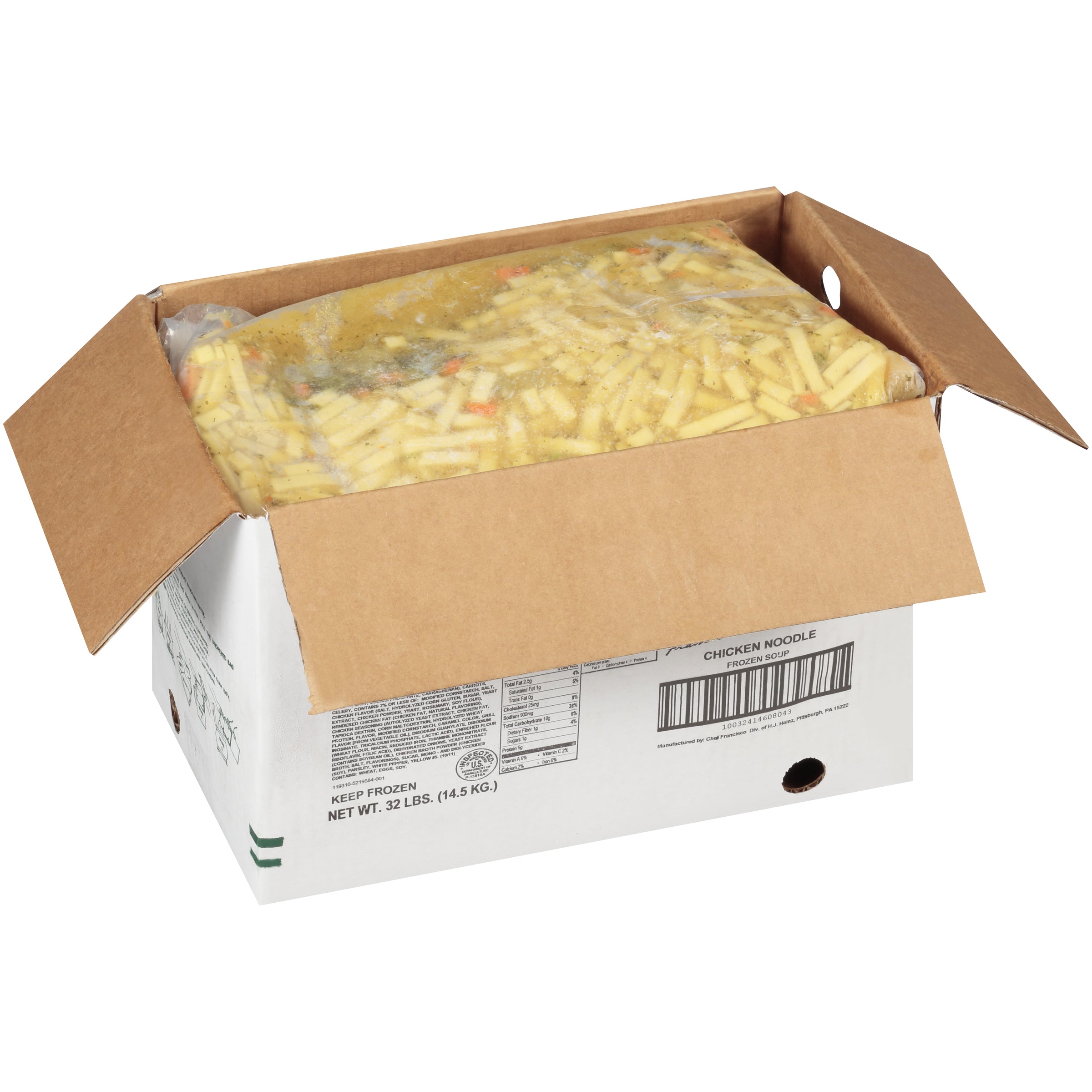 HEINZ CHEF FRANCISCO Chicken Noodle Soup 8 lb. Bag 4 Per Case