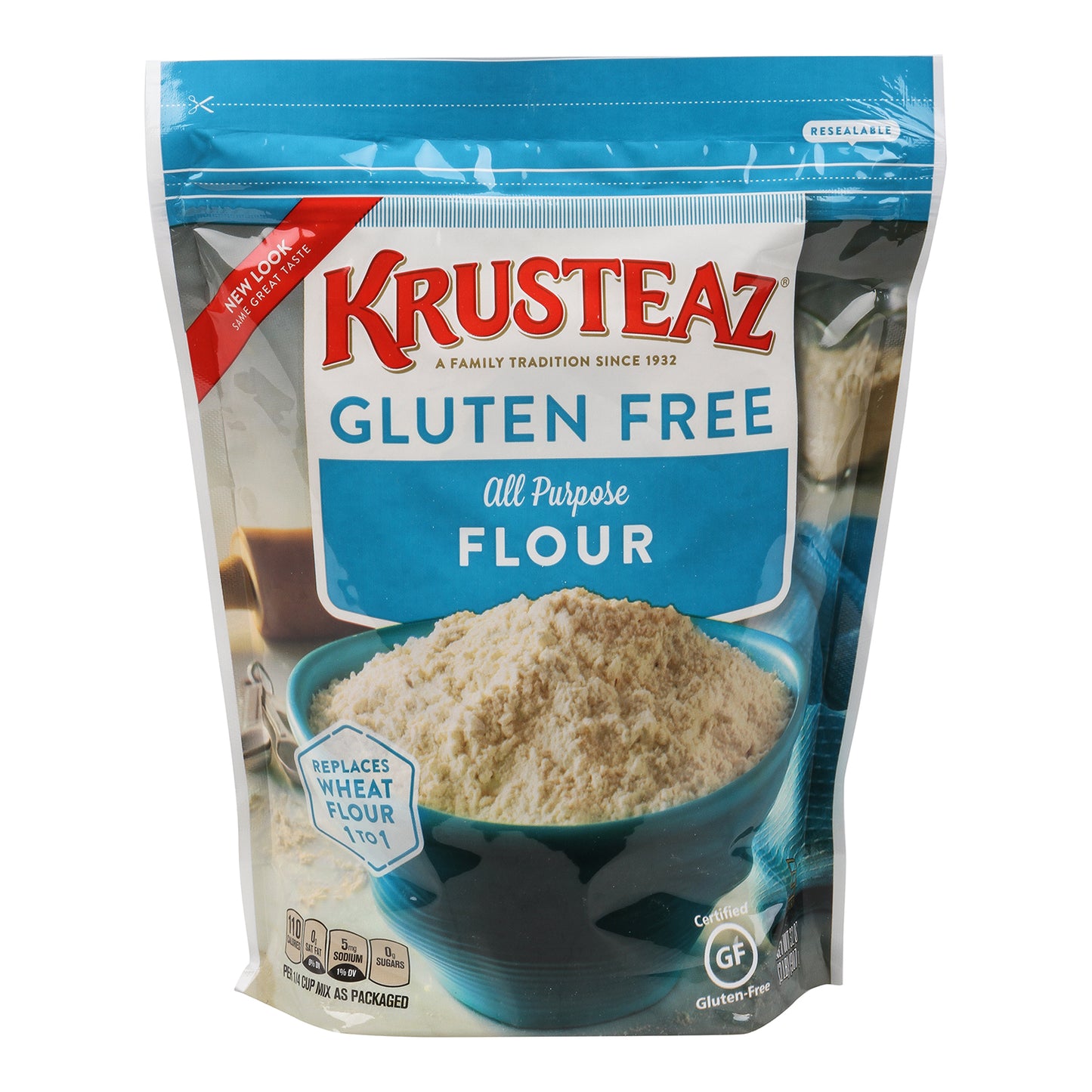 Krusteaz Gluten Free Flour 32 Ounce Size - 8 Per Case.