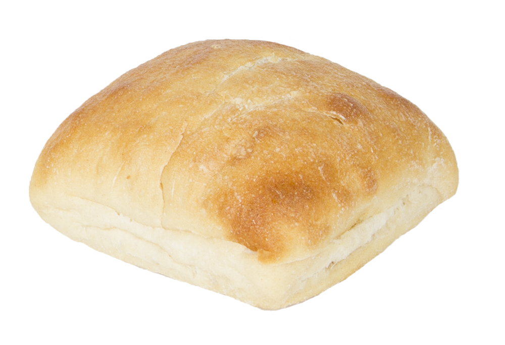 Wenner Bakery Ciabatta Sliced Sandwich Rolls 3 Ounce Size - 72 Per Case.