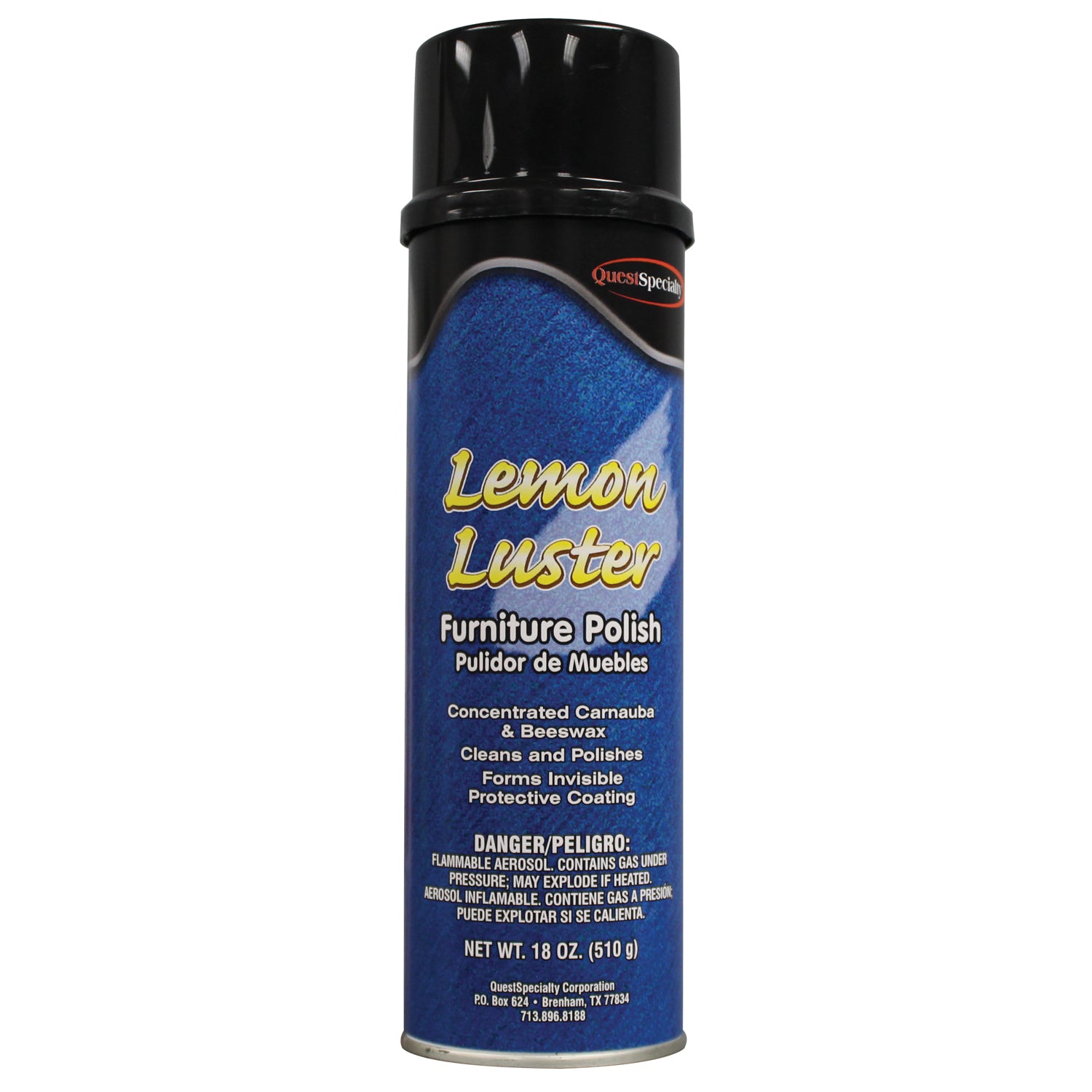 Lemon Luster Foaming Furniture Polish 18 Ounce Size - 12 Per Case.
