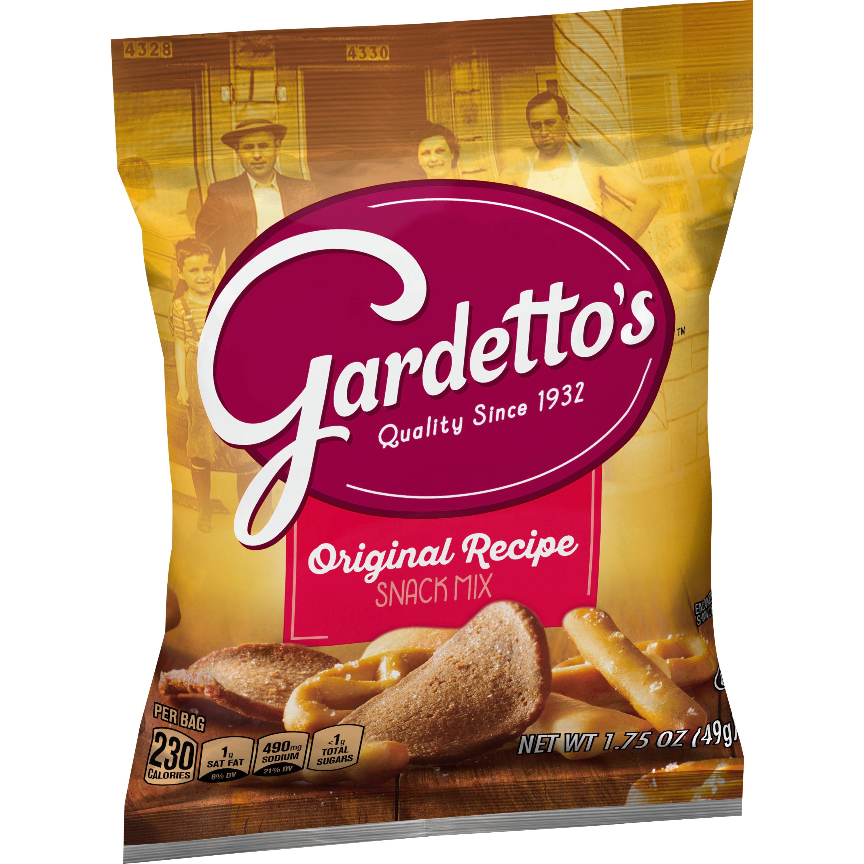 Gardetto's™ Snack Mix Single Serve Original Recipe 1.75 Ounce Size - 60 Per Case.