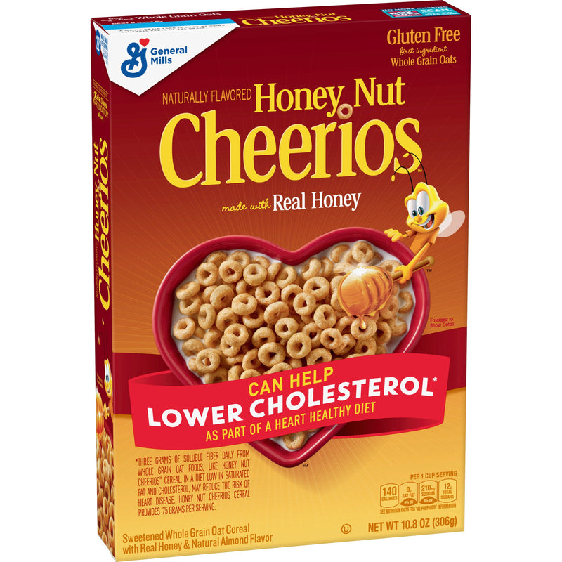 Honey Nut Cheerios™ Cereal Box 10.8 Ounce Size - 12 Per Case.