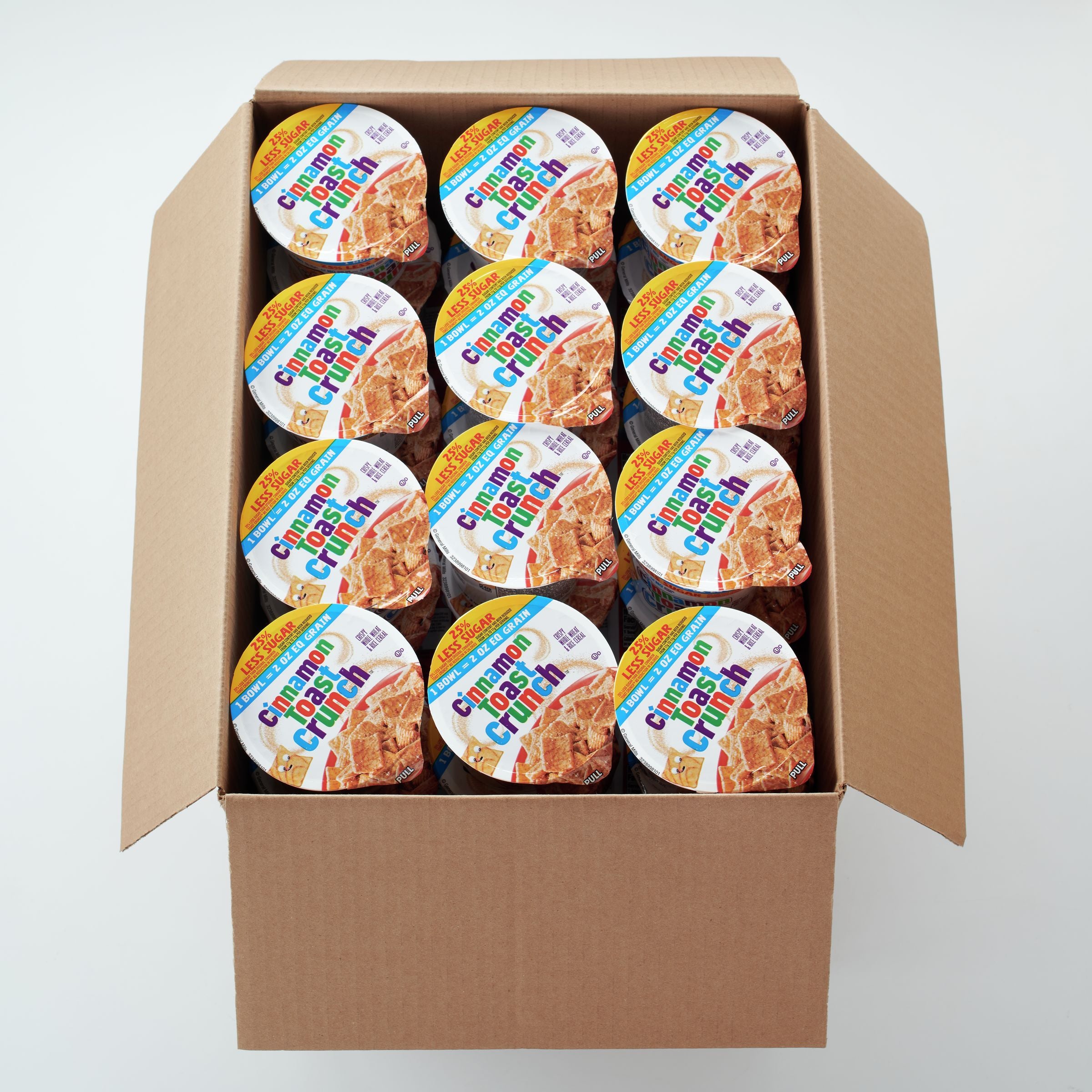 Cinnamon Toast Crunch™ Cereal Less Sugar Single Serve K Eq Grain 2 Ounce Size - 60 Per Case.