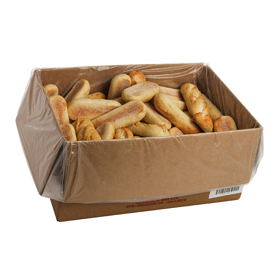 Bread French Demi Baguette Parbaked Frozen Bulk Bag 4.8 Ounce Size - 72 Per Case.