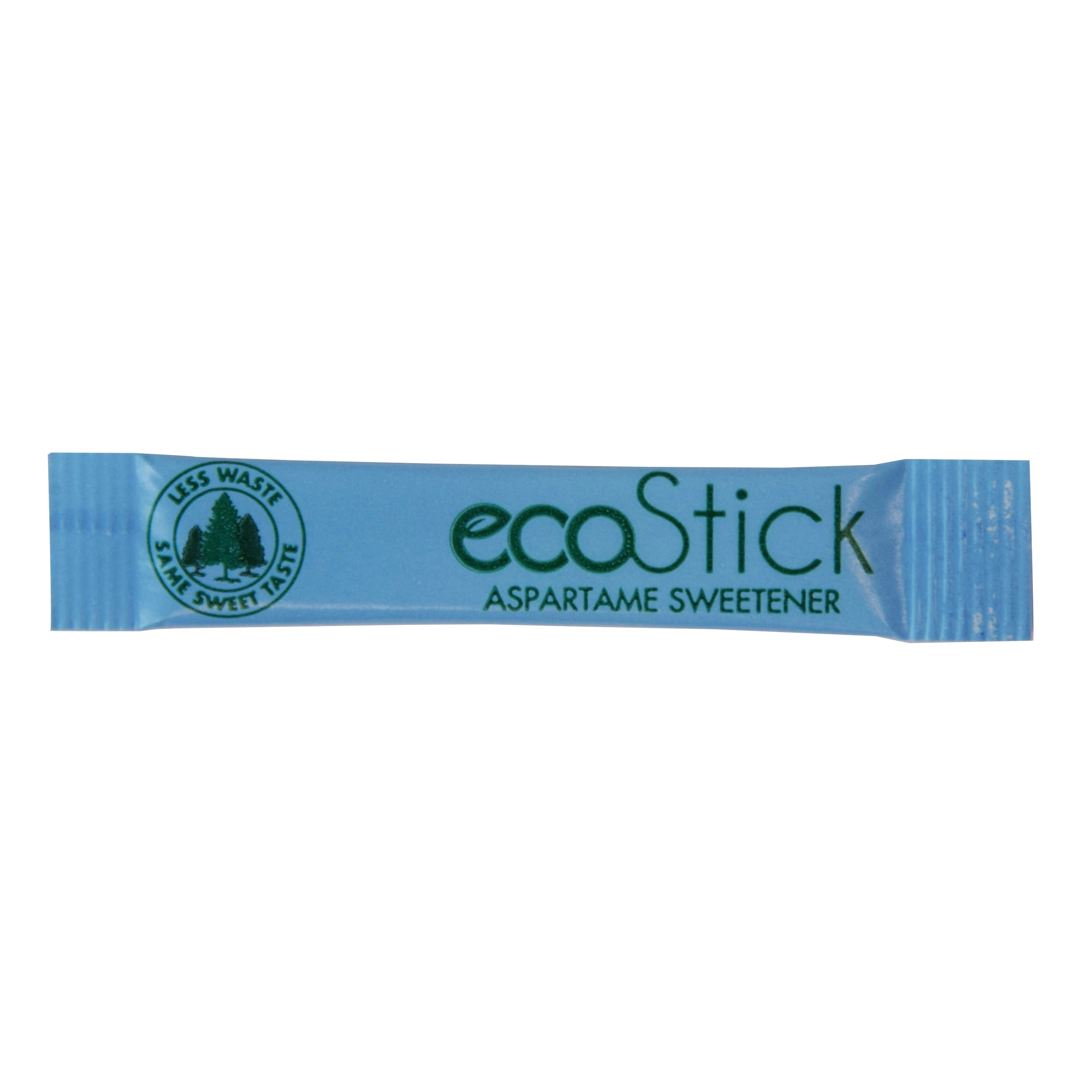 Ecostick Sugar Substitute Aspertame Blue Sticks 0.5 Grams Each - 2000 Per Case.