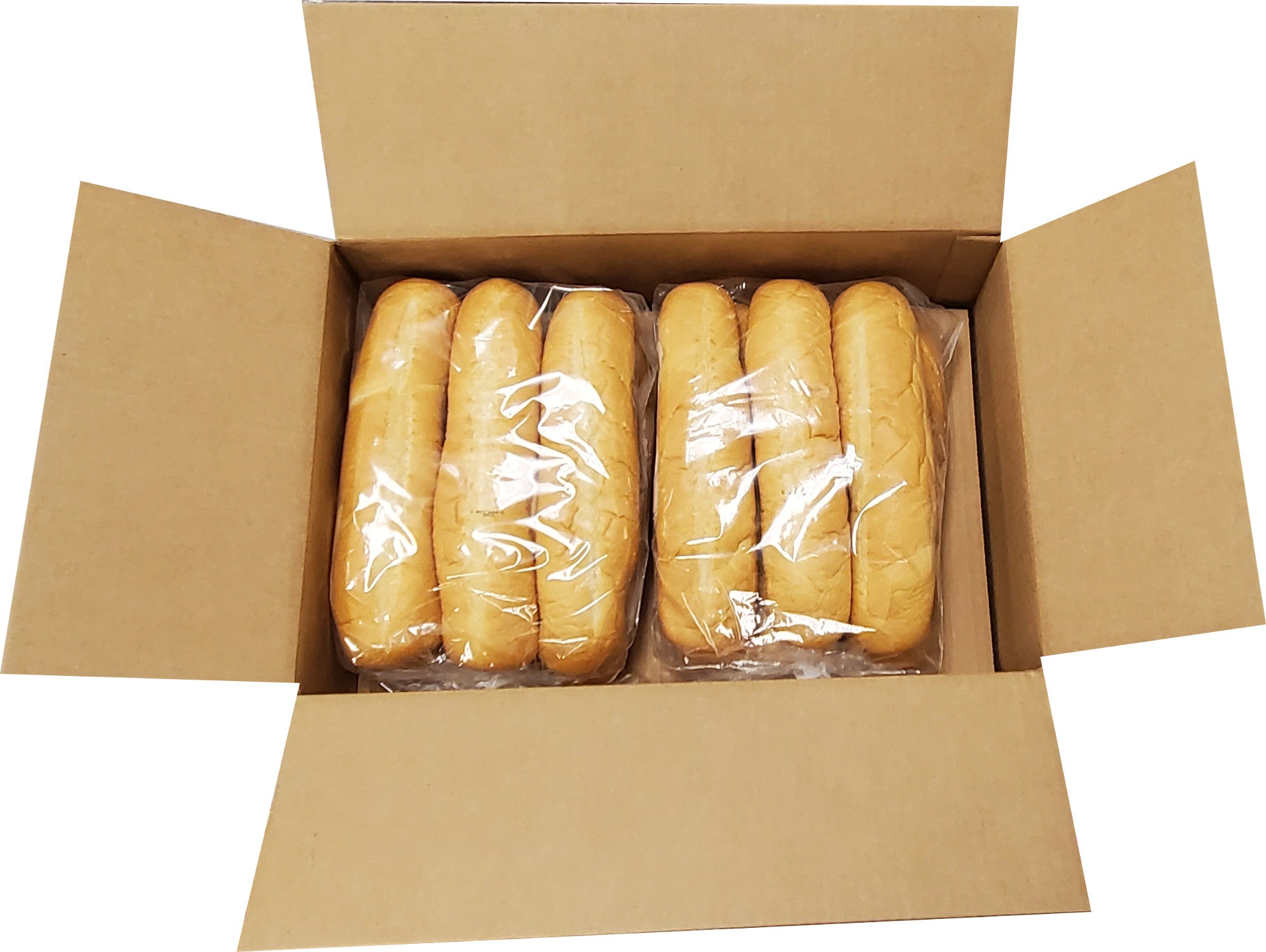 Gonnella Baking Company 12 Inch Sliced French Roll 7 Ounce Size - 24 Per Case.