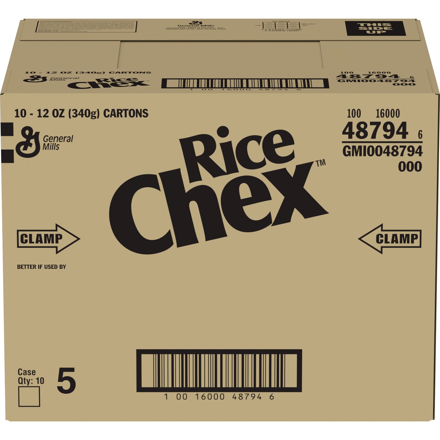 Rice Chex™ Cereal Box 12 Ounce Size - 10 Per Case.