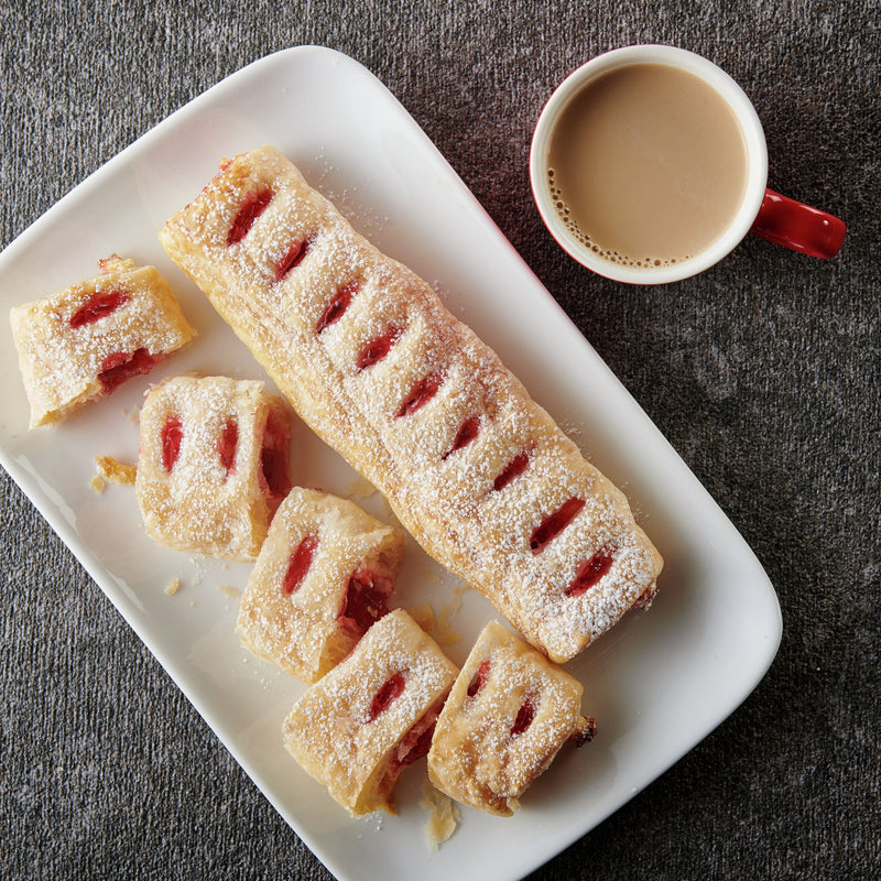 Pillsbury™ Frozen Strudel Sticks® Doughcherry 16.5 Pound Each - 1 Per Case.