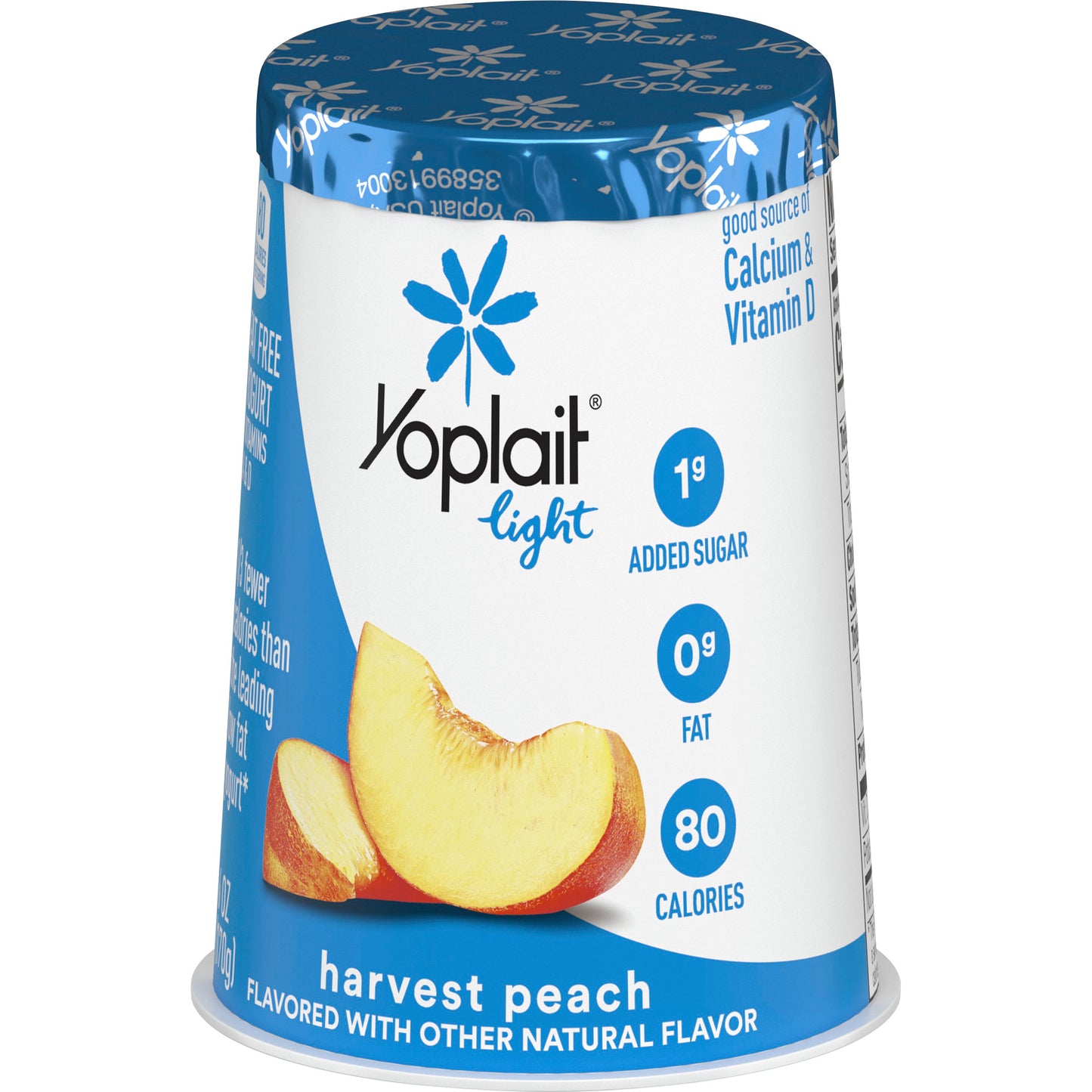 Yoplait® Light Yogurt Single Serve Cup Harvest Peach 6 Ounce Size - 12 Per Case.