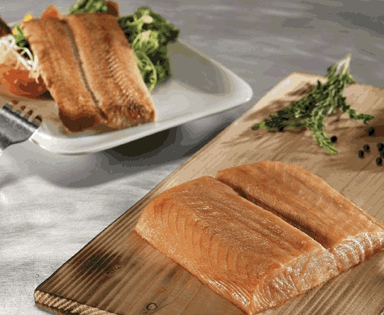 Iqf Pacific Wild Salmon Portions Vp 10 Pound Each - 1 Per Case.