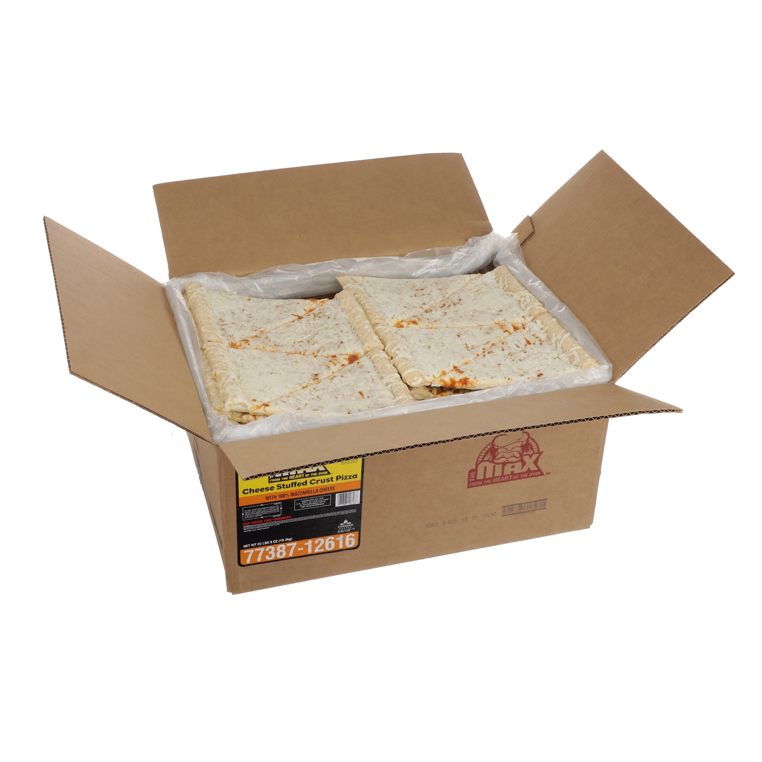 Stuffed Crust Cheese Mozzarella Whole Grain 5 Ounce Size - 72 Per Case.