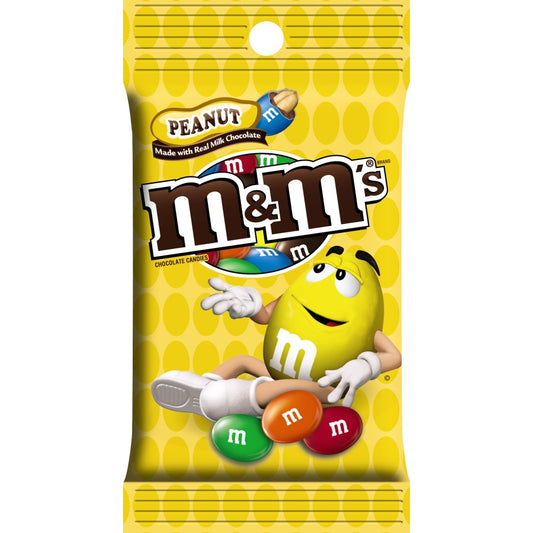 M&m's Peanut Peg 5.3 Ounce Size - 12 Per Case.