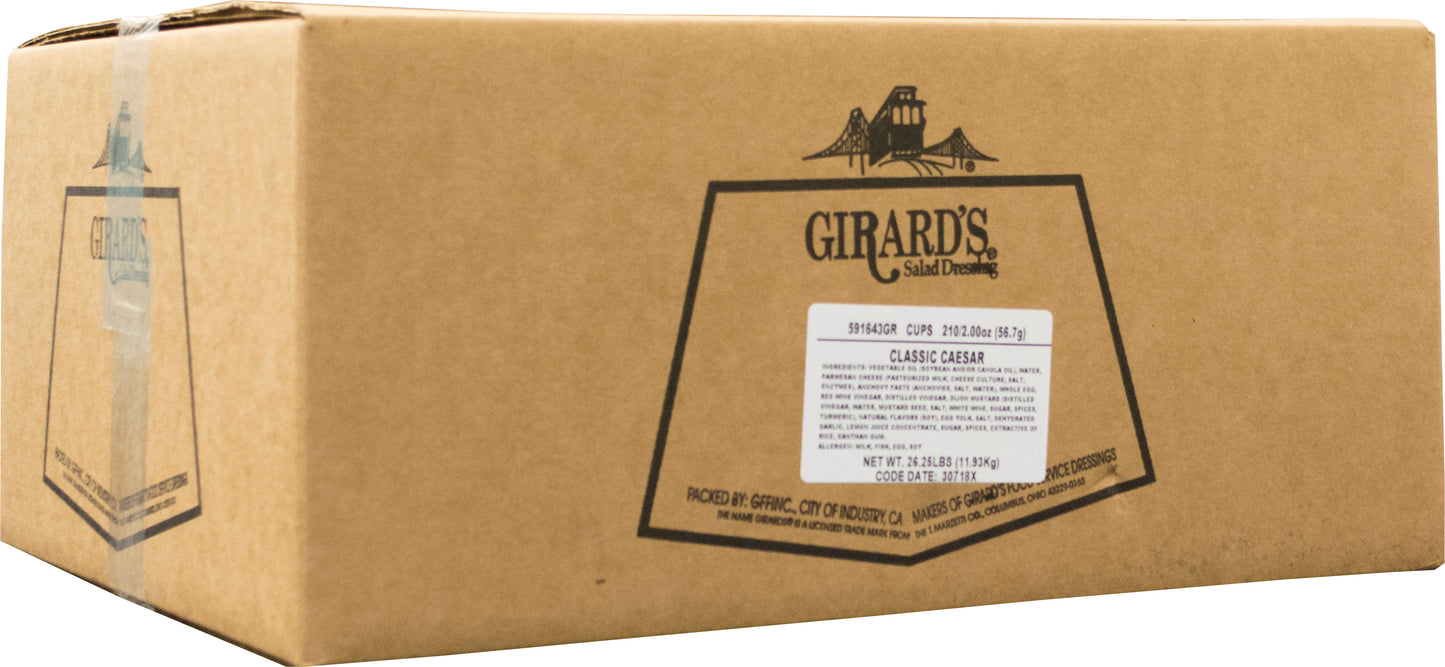 Girard's Classic Caesar Dressing, 2 Ounces - 210 Per Case.