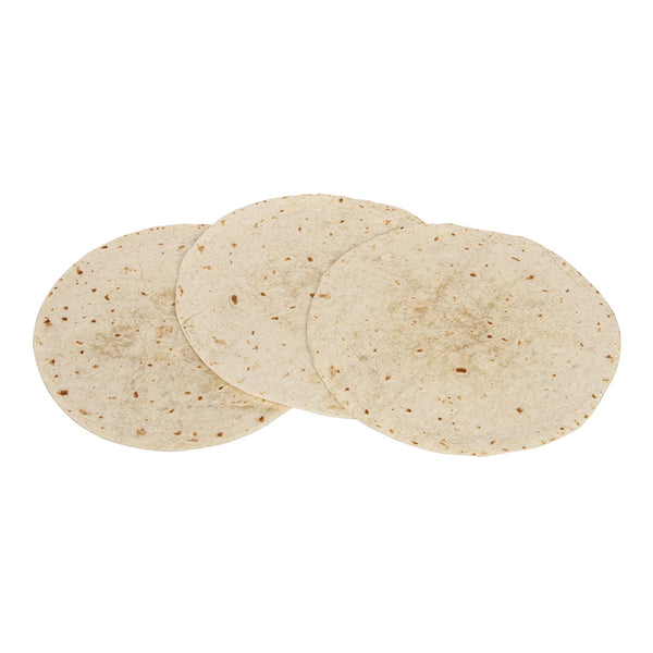 Mission 8" Heat Pressed Flour Tortillas 12 Count Packs - 24 Per Case.