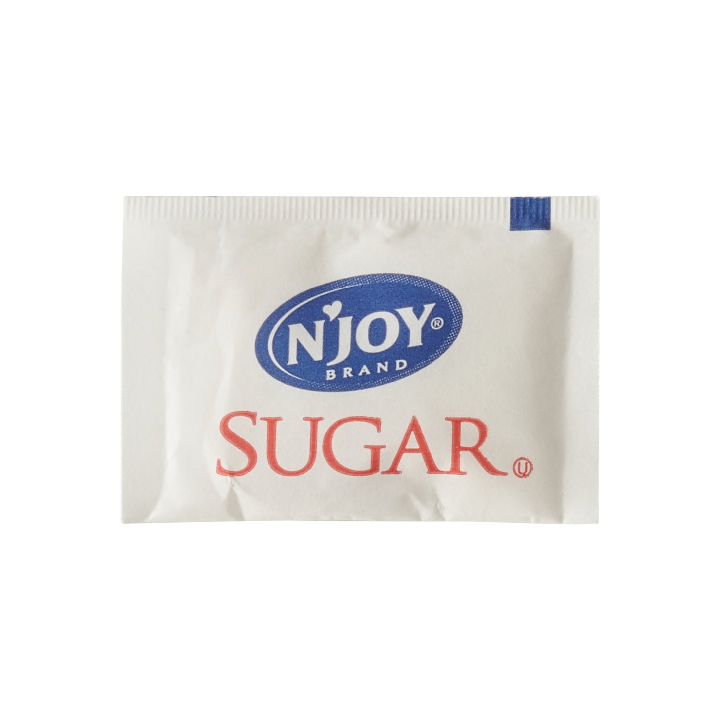 N'joy Sugar 0.1 Ounce Size - 2000 Per Case.