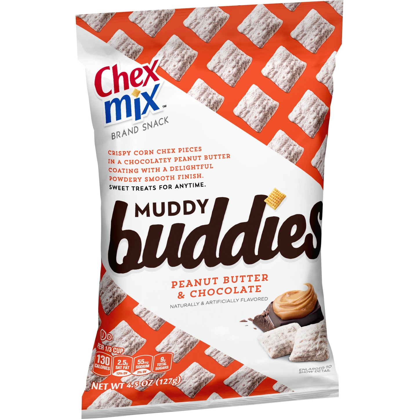 Chex Mix™ Muddy Buddies™ Snack Mix Peanut Butter & Chocolate 4.5 Ounce Size - 7 Per Case.