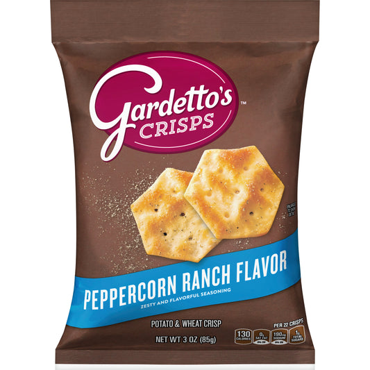 Gardetto's™ Snack Crisps Peppercorn Ranch 3 Ounce Size - 7 Per Case.