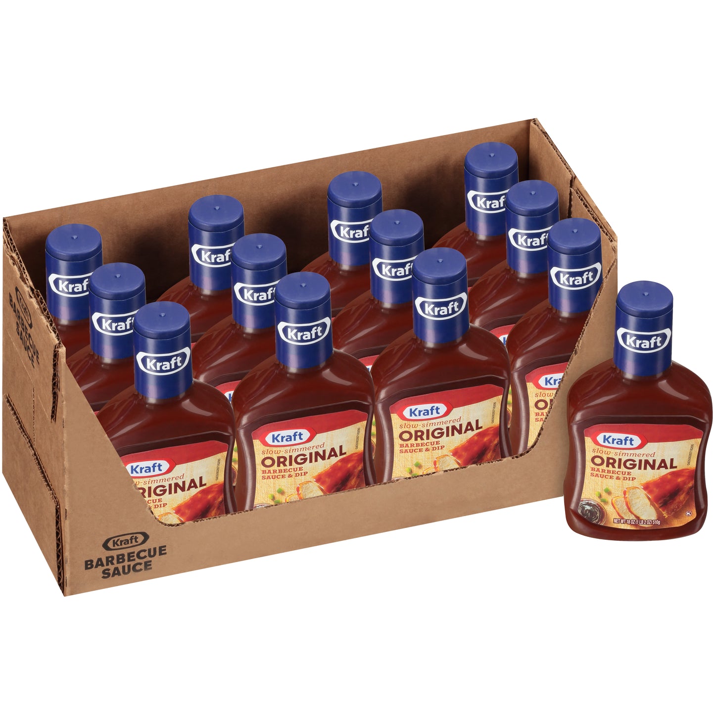 Kraft Original Barbecue Sauce, 1.125 Pound Each - 12 Per Case.