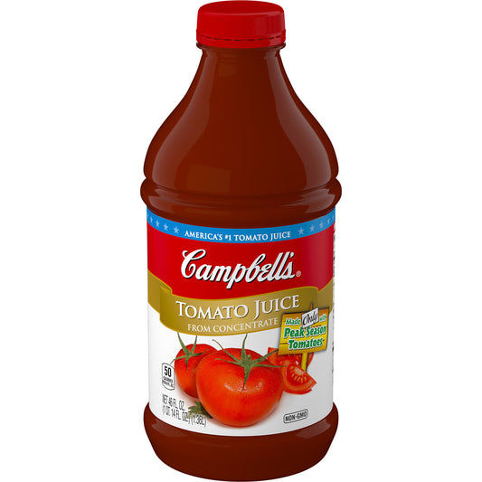 Campbell's Juice Tomato Retail 46 Fluid Ounce - 6 Per Case.