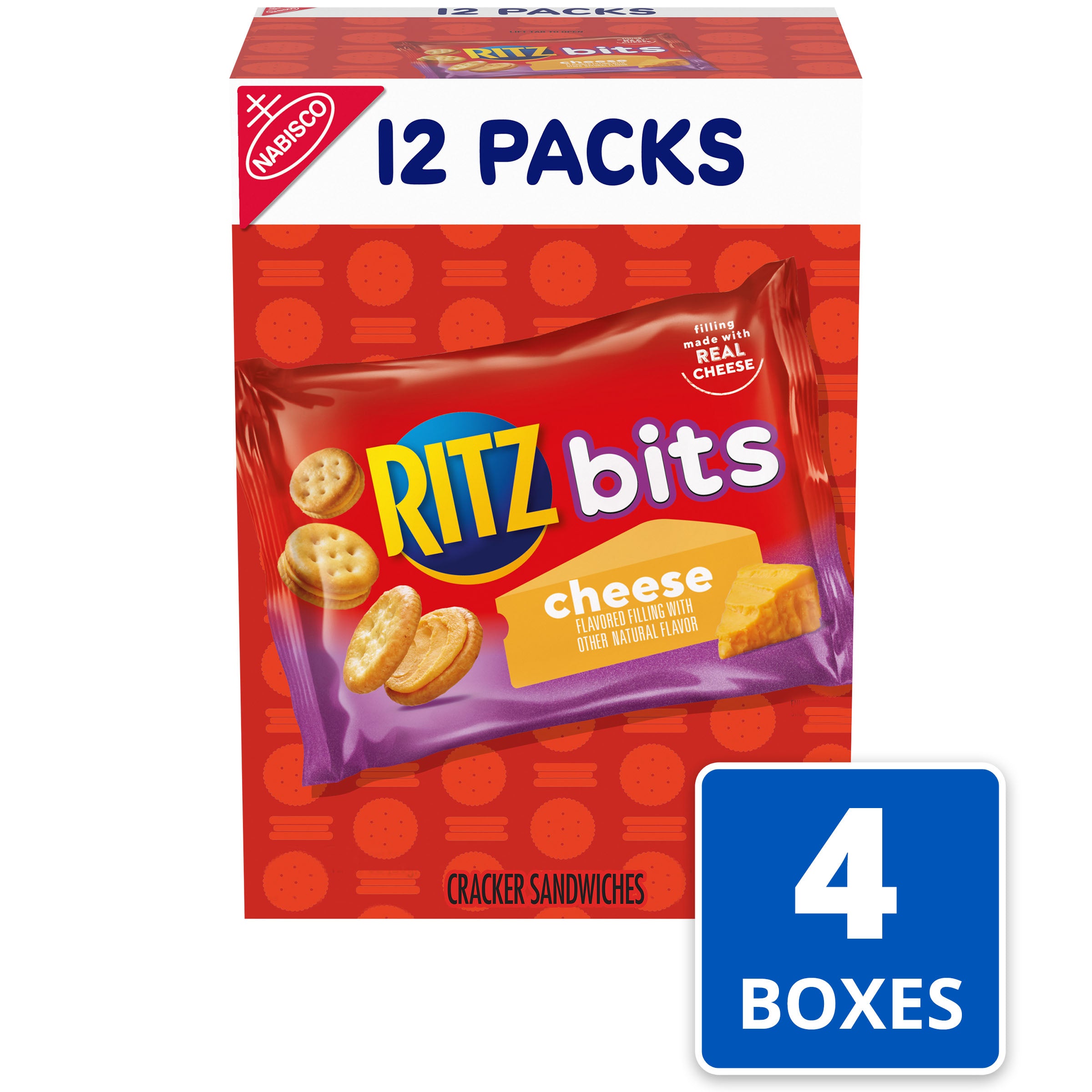 Rits Bits Cheese Multi 1 Ounce Size - 48 Per Case.