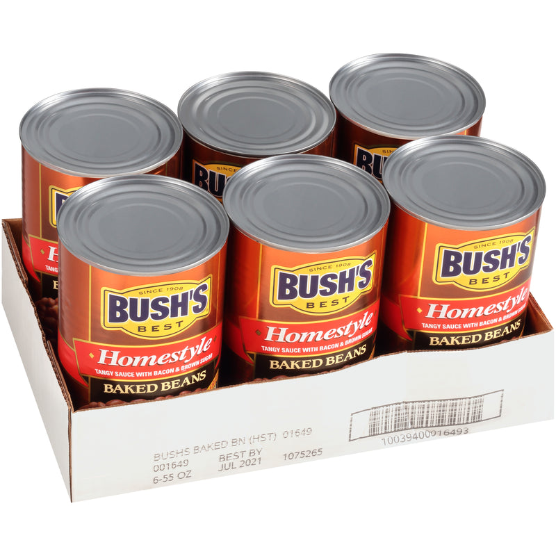 Homestyle Baked Beans 55 Ounce Size - 6 Per Case.