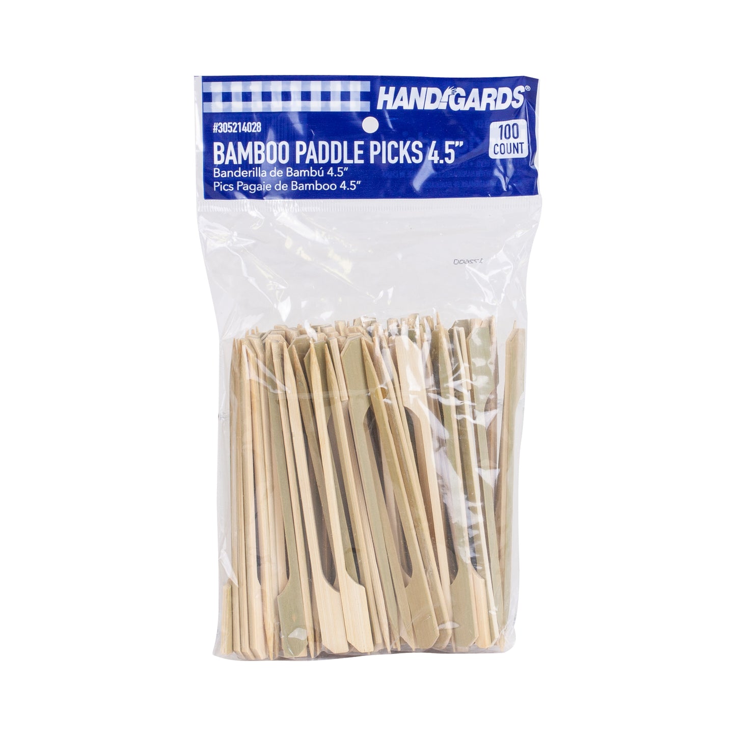 Paddle Pick Bamboo 2" 100 Each - 10 Per Case.