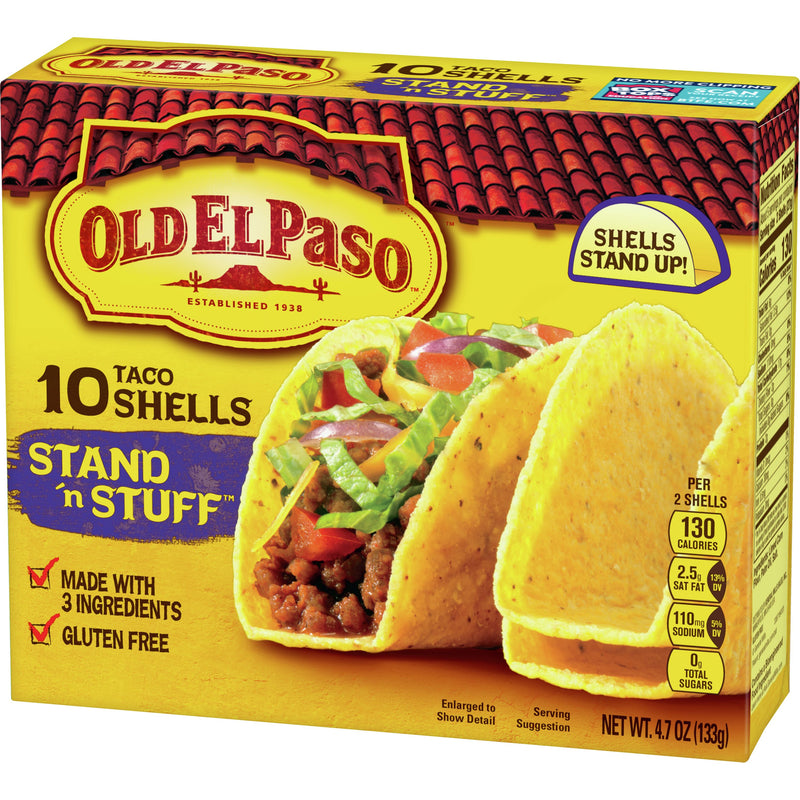 Old El Paso™ Shells Taco Stand N Stuff 4.7 Ounce Size - 12 Per Case.